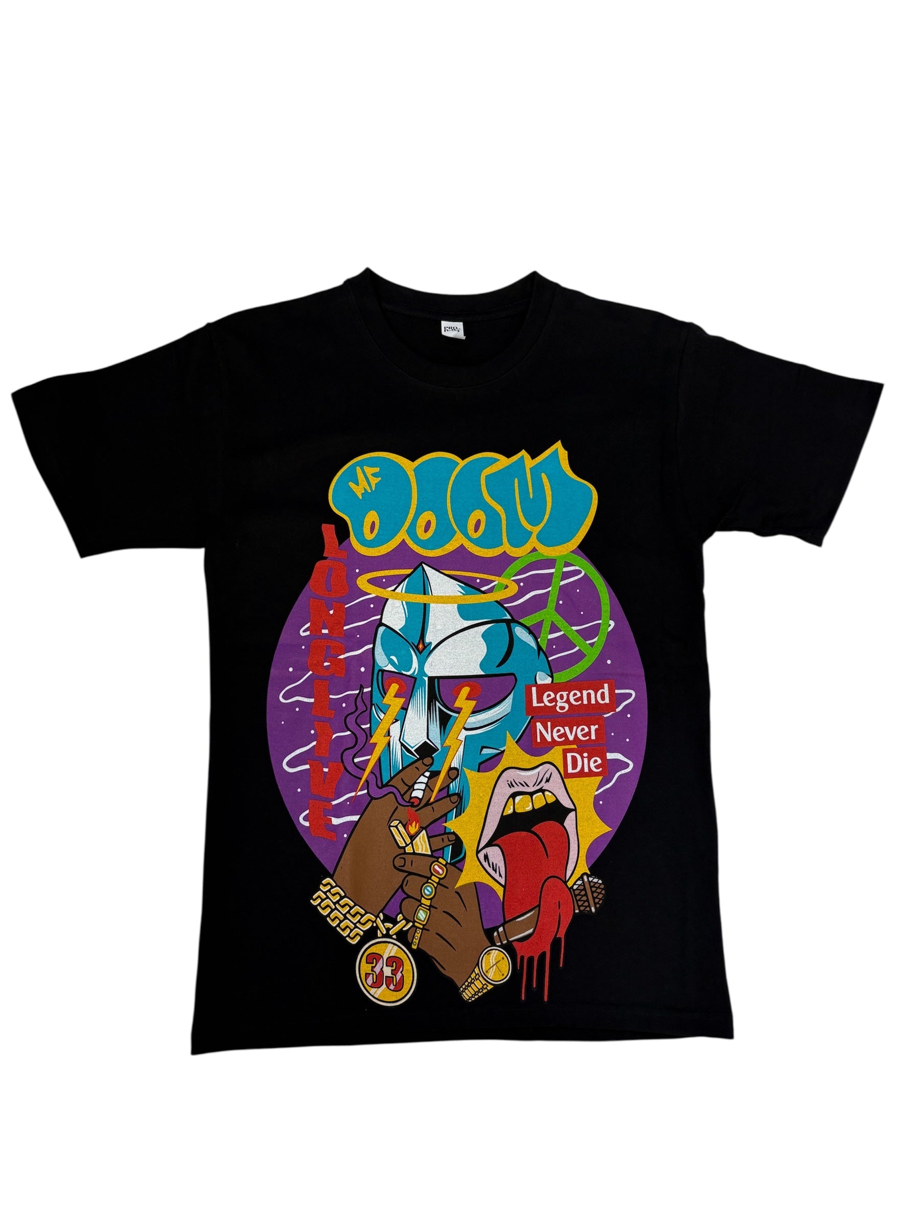 MF DOOM vibrant graphic tee