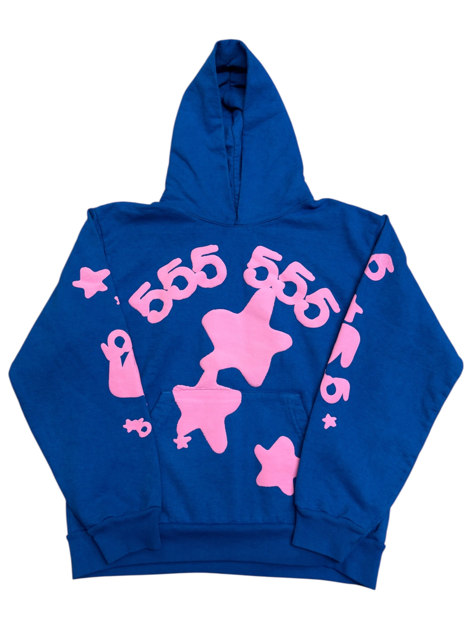 SP5DER HOODIE BELUGA BLUE